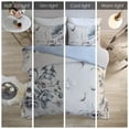 thumbnail image 3 of Madison Park Ensemble de Housse de Couette Imprimée en Coton 3 Pcs 104 Pouces Bleu, 3 of 11