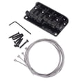 thumbnail image 2 of 1set 4 String Vintage Style Bass Hardtail Bridge & 4 Pcs Stainless Steel Bass Strings, 2 of 8