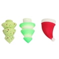 thumbnail image 3 of Esponja De Belleza Para Mezclar, Juego De Esponjas De Maquillaje De Alta Elasticidad Con Tema Navideño, Ajuste Perfecto, Fuerte Permeabilidad Para Uso Doméstico, 3 of 7