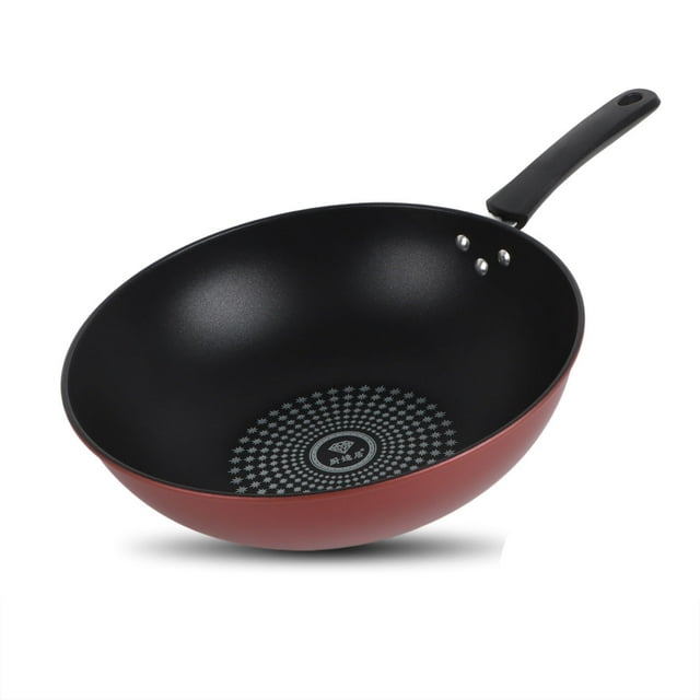 Oubit Frying Wok,Frying Pan Flat Bottom Fry Pan Frying Pan State-of-the-Art Design