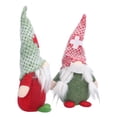 thumbnail image 4 of Muñecas sin rostro de Papá Noel, 2 piezas de muñecos navideños de Papá Noel sin rostro, muñecos de peluche navideños multifuncionales, 4 of 8