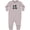 AC-Heather Grey, variant on Inktastic Pocket Badger Baby Fleece Romper
