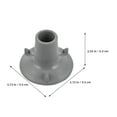 thumbnail image 2 of HAMPPLIES 2Pcs Grey Rubber Replacement Feet for Bathroom Shower Chair with Strong Suction Cups, 2 of 8