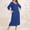 Blue2#, variant on Women's Homewear Relaxed Long Sleeve Loose Pajama Robe Nightgown in Cozy Loose Fit for Maximum Comfortable for Lounging or Sleeping at Home