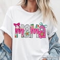 thumbnail image 2 of Preppy Pink Mama Coquette T-Shirt, Retro White and Black Tee for Trendy and Stylish Moms, 2 of 8