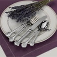 thumbnail image 4 of Wallace Napoleon Bee Stainless Steel 45 Piece Flatware Set, Service for 8, 4 of 12