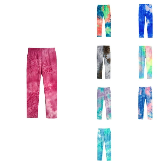 Antinious Toddler Girls Sweatpants,Casual Long Jogger Pants for Boys Girls,Children Leggings Silk Super Soft Printed High Elasticity Slim Pants,110,