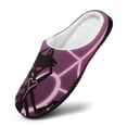 thumbnail image 3 of Angel Dust Hazbin Hotel Men's Fuzzy Slippers House Open Back Slippers Closed Toe Slippers Winter Cotton Lightweight Anti-slip Rubber Sole Slippers, 3 of 9