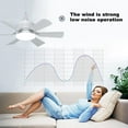 Tnobhg Ceiling Fan Light with Remote Control UltraQuiet Motor 3 Wind