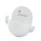 thumbnail image 1 of Bewildely Caja de almacenamiento Organizador de drenaje de plástico Soporte de contenedor de baño montado en la pared con ganchos Contenedor de baño Juegos de accesorios de baño blanco Bewildely HA003243-04, 1 of 1