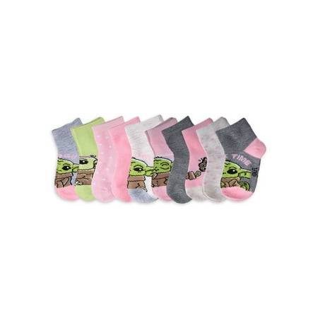 

Star Wars Toddler Girls Socks 10-Pack Sizes 12 Months - 5T