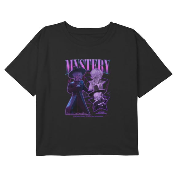 Girls KPop Demon Hunters Idol Mystery Collage Cropped T-Shirt