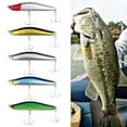 thumbnail image 3 of Neinkie 8.5cm/12g Fishing Lure Simulated Vivid Skin Bright Color 3D Fisheyes Sharp Treble Hook Fish Attraction Streamlined Long Casting Slow Sinking Pencil Artificial Bait Fishing Gear, 3 of 7