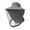 Dark Gray, variant on Men And Women Summer Quick Drying Outdoor Fishing Bucket Beach Visor Hat Neck Guard Girth Fisherman Hat Breathable Quick Drying Visor Sun Hat Sun Hat Designer Capes for Women