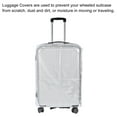 thumbnail image 6 of Uxcell 26 Inch Universal Luggage Protector, Portable Clear Dust Cover, Transparent, 2 Pack, 6 of 6