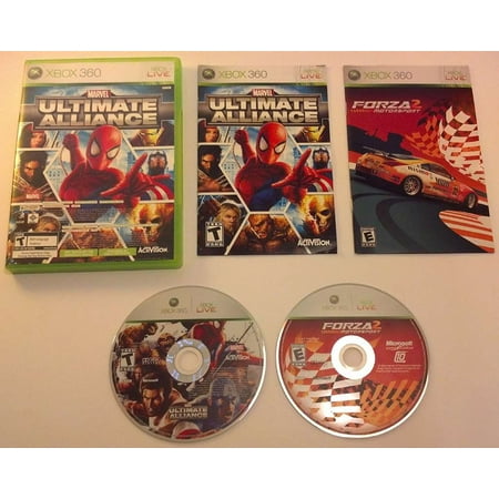 Pre-Owned Marvel Ultimate Alliance / Forza Motorsport 2 Double Pack Xbox 360