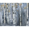 thumbnail image 3 of Swatland, Sally 14x12 Black Modern Framed Museum Art Print Titled - Modern Birch, 3 of 5