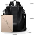 thumbnail image 2 of Azul Bao-Nueva tendencia callejera bolsos de piel para mujer bolso de hombro de piel auténtica con costuras de coche para mujer, 2 of 5