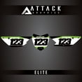 thumbnail image 2 of Attack Graphics Elite Number Plate Backgrounds for Kawasaki KLX110R 2024, 2 of 3