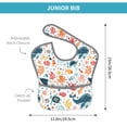 thumbnail image 4 of Kdxio Sea Life 1 Bibs For Babies, Baby Bibs for Eating, Toddler Bibs, Waterproof Bibs, Feeding Bibs, for Toddlers, Boys, Girls, 4 of 8