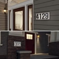 thumbnail image 2 of LN LUMANUMBERS 4 Inch House Numbers, Stainless Steel, Backlit LED 2700K Illuminated Home Address Number, Lighted House Numbers, Modern Address Numbers (8, Black), 2 of 5