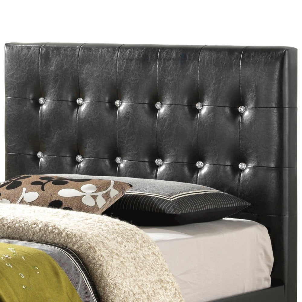 Glory Furniture Diamond Twin Bed in Black Color