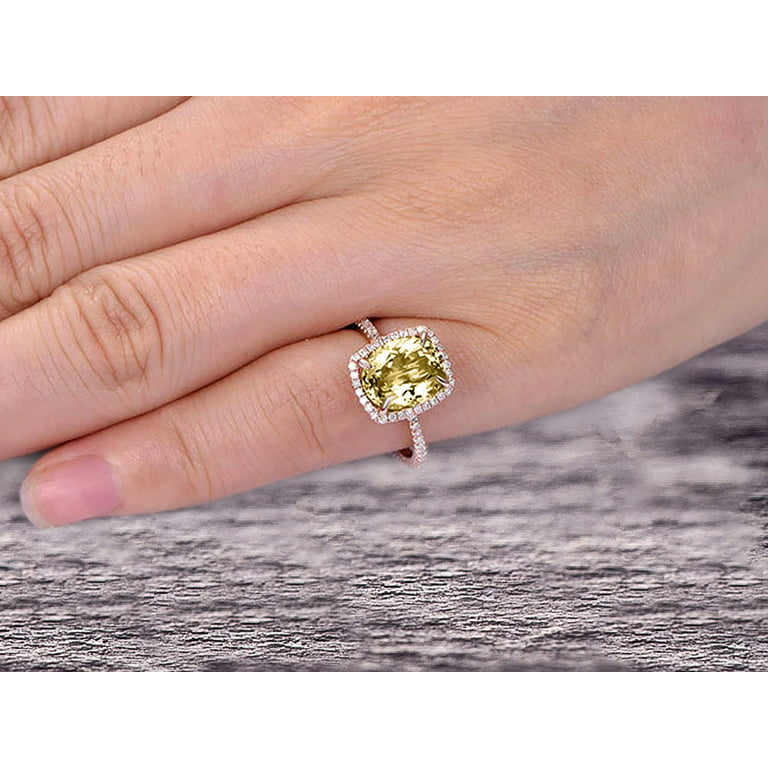 Toi Et Moi Ring Two Stone Moissanite Engagement Ring Pear 