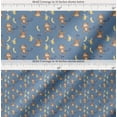 thumbnail image 2 of Soimoi Cotton Poplin Fabric Banana & Monkey Kids Print Fabric by Yard 42 Inch Wide, 2 of 7