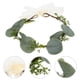 thumbnail image 4 of KAKOWELY Diadema de corona de novia de flores, tocado de corona de niña, accesorio para fotos, corona de flores, 4 of 5