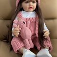 thumbnail image 2 of 22 Inch Simulation Doll Reborn Doll Baby Soft Rubber Princess Girl Toy 55cm Can Be, 2 of 4