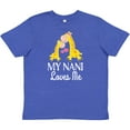 thumbnail image 3 of Inktastic My Nani Loves Me Giraffe Youth T-Shirt, 3 of 5