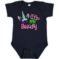 thumbnail image 3 of Inktastic It's My Birthday Unicorn Boys or Girls Baby Bodysuit, 3 of 5