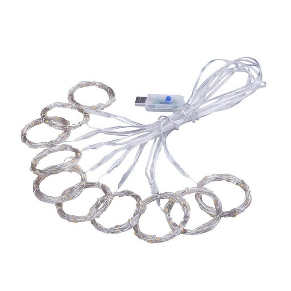 Outdoor String Lights with Remote 300Led Party Wedding Curtain Lights Usb String Light Home with Remote Control