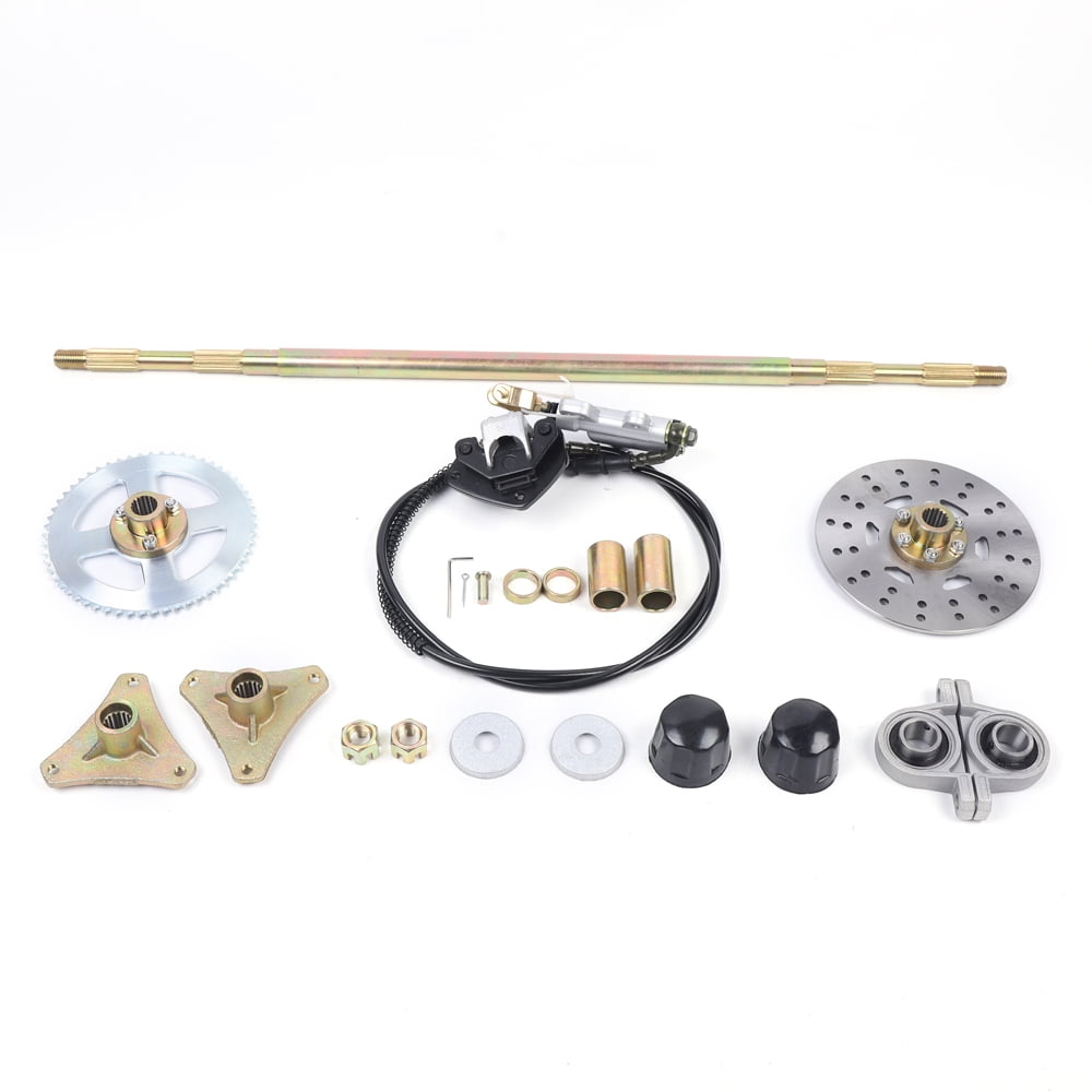 Aiqidi 29" Complete Rear Axle Kits with Brake Assembly + Pillow Blocks