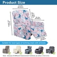 thumbnail image 6 of Yuyamidu Butterfly Reclining Chair Covers 4 Pieces Breathable Recliner Sofa Slipcovers with Pocket Easy to Install Lazy Boy Chair Cover for Pet Washable Furniture Protector, 6 of 8