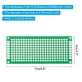 thumbnail image 2 of 1.2" x 2.8" PCB Board Circuit, 12 Pcs Single Sided Prototype Solder Boards for Soldering and Electronic Project Circuit Boards Solderable Breadboard, Green, 2 of 5