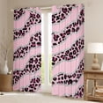 thumbnail image 2 of Homewish Dreamy Pink Polkadots Blackout Curtains Set of 2 (52x84 Each), Leopard Cheetah Print Window Curtains, Modern Fashion Curtains and Drapes, Curtains and Drapes Bedroom Decor, 2 of 6