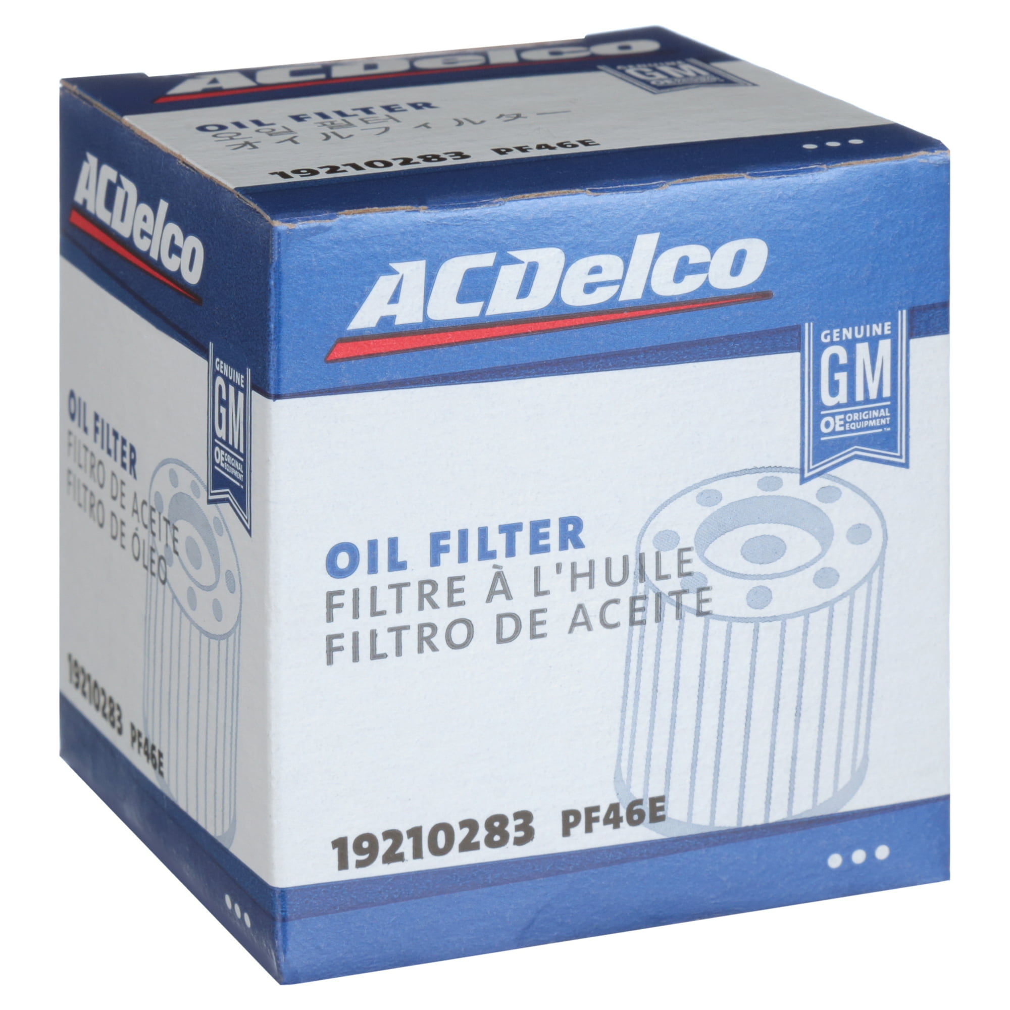 ACDelco Original Equipment PF46E Professional Engine Oil Filter 3.8" Height 3.6" Width 3.6" Length 7 Ounces
