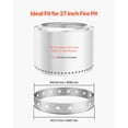 thumbnail image 2 of VEVOR Fire Pit Stand for Solo Stove Bonfire 27 Inch Smokeless Fire Pit Ring, 2 of 9