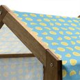 thumbnail image 5 of Yellow and Blue Pet House, Fresh Lemon Slices Fruit Happy Summer Sun Exotic Vacation Holiday Joy, Outdoor & Indoor Portable Dog Kennel with Pillow and Cover, 5 Sizes, Sky Blue Yellow, by Ambesonne, 5 of 5