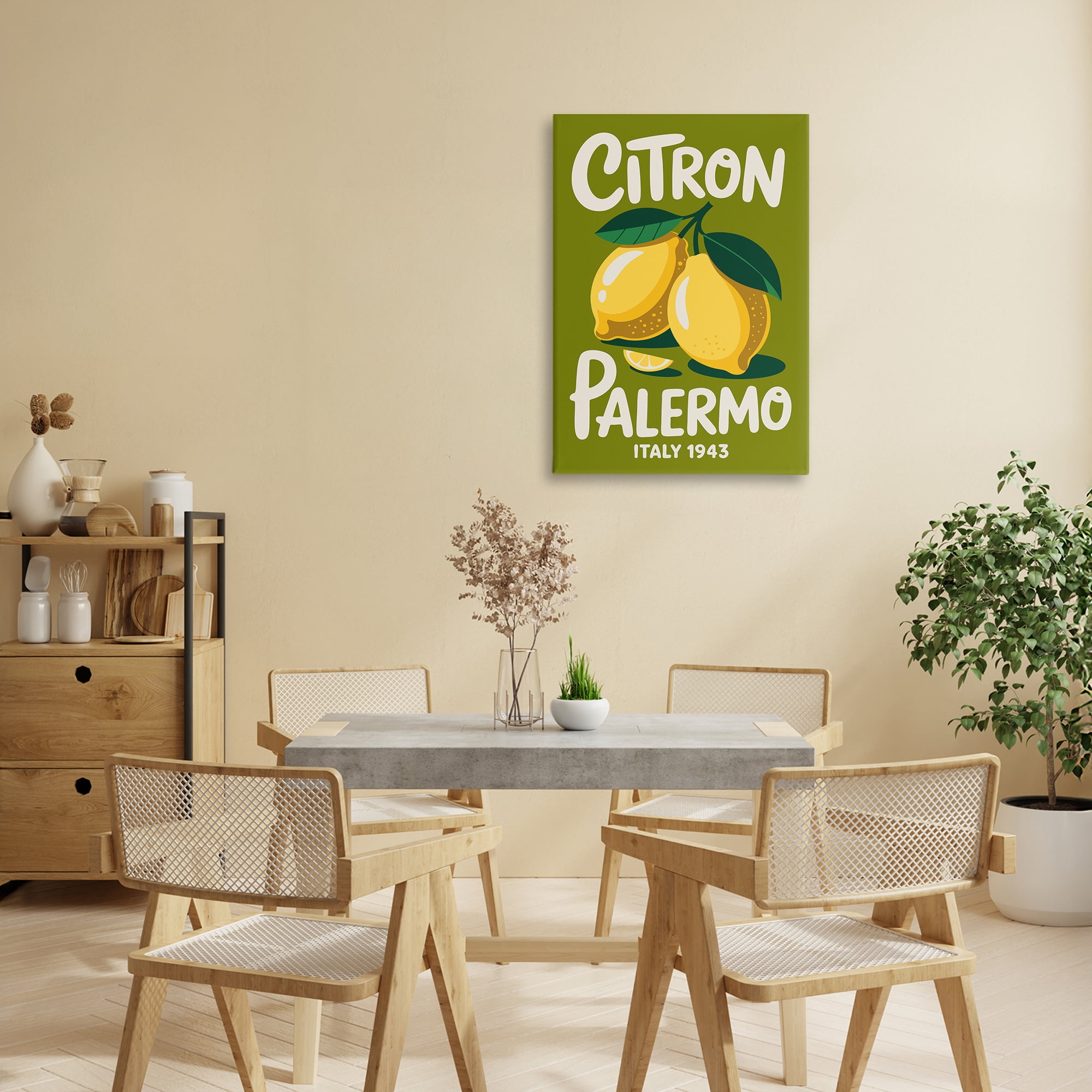 Stupell Industries Citron Palermo Lemons Canvas Wall Art, design by Andreas Magnusson