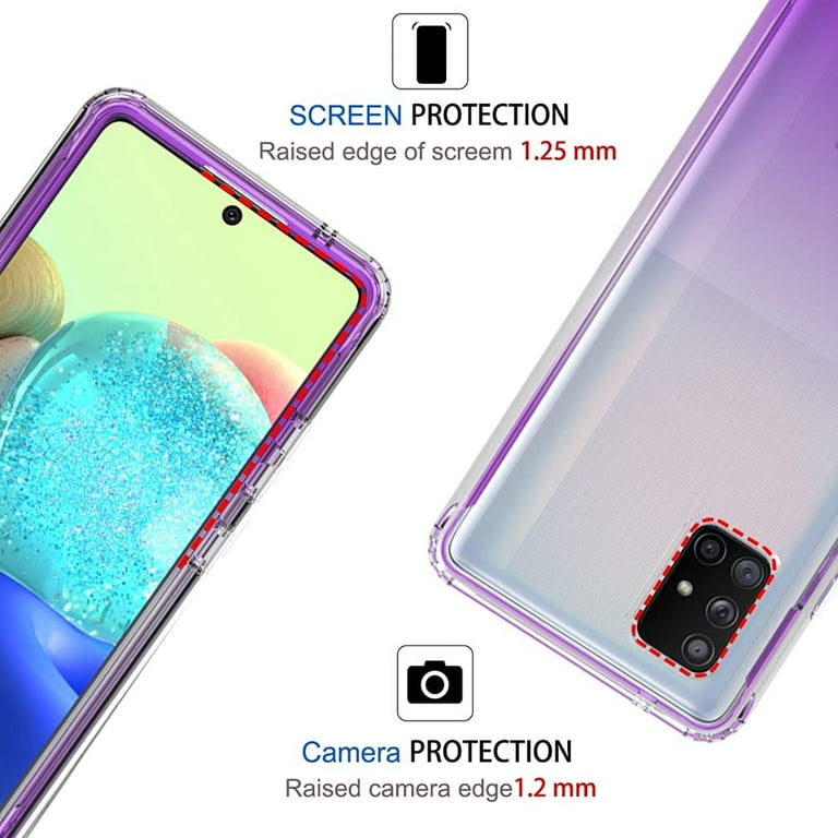 Clear Case Compatible with Galaxy A71 5G, Samsung A71 5G Case for