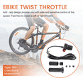 thumbnail image 3 of 2X Electric Bike Throttle Accelerator for Electric Bicycle/E-Bike/Mountain Bike Throttle Speed Control Handle,36V, 3 of 7