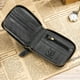thumbnail image 3 of Billetera de Cuero Cartera de cuero genuino con cremallera plegable para hombres RFID Safe Travel Pu BULL CAPTAIN Billetera de Cuero, 3 of 7