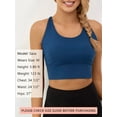 thumbnail image 4 of As Rose Rich Strappy Sports Bra for Women Padded Athletic Yoga Bra, XL, 4 of 9