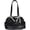 Black, variant on Aesthetic Pearl Bow PU Leather Ita Tote Bag, with Display Insert for Lolita Comic DIY, Shoulder Handbag for Women