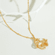 thumbnail image 2 of Collar Mujer Con Dije De Luna Y Serpiente Oro 18k - Xtellar Dorado, 2 of 4