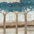 thumbnail image 2 of Kouta, Flora 12x12 Black Modern Framed Museum Art Print Titled - Trees at Dusk II, 2 of 4