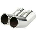 thumbnail image 1 of Performance Upgrade Stainless Steel Dual Pipe Exhaust Tips for VW Golf 4, Bora, Jetta, 1 of 5