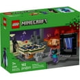 thumbnail image 3 of LEGO Minecraft Nether & End Portal Journey Building Toy for Boys & Girls - Video Game Playset & Toy Figures for Kids, Ages 7+ - W/Cool Hero Minifigure - Gift Idea for Birthdays - 21584, 3 of 8